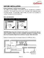 Предварительный просмотр 10 страницы Excelair EOHA22GR Instruction Manual