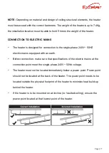 Preview for 17 page of Excelair EOHA24R Instruction Manual