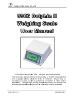 Preview for 1 page of Excell 9903 Dolphin II User Manual