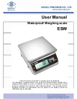 Предварительный просмотр 1 страницы Excell ESW User Manual