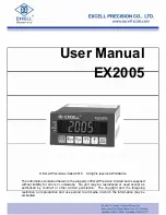 Excell EX2005 User Manual предпросмотр