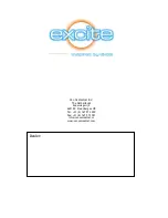 Preview for 26 page of Excell Excite 3 Galaxy User Manual