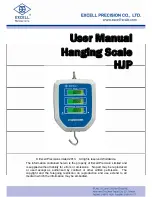 Preview for 1 page of Excell HJP User Manual