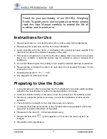 Preview for 4 page of Excell ZSME300000240 User Manual