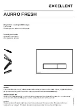 Preview for 1 page of Excellent AURRO FRESH Assembly Instructions Manual