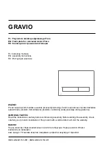 Excellent GRAVIO Assembly Instructions предпросмотр