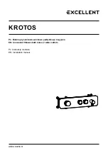 Предварительный просмотр 1 страницы Excellent KROTOS AREX.8035CR Installation Manual