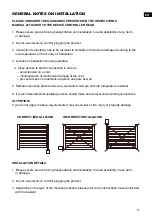 Предварительный просмотр 11 страницы Excellent METEOR GREX.ME85.SET.BL Manual