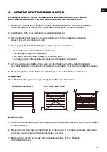 Предварительный просмотр 21 страницы Excellent METEOR GREX.ME85.SET.BL Manual