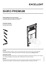 Excellent SHIRO PREMIUM Assembly Instructions Manual предпросмотр