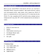 Preview for 5 page of Excelltel CDX-IPH301 User Manual