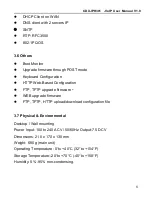 Preview for 8 page of Excelltel CDX-IPH301 User Manual