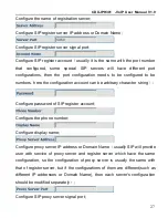 Preview for 27 page of Excelltel CDX-IPH301 User Manual