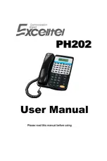 Предварительный просмотр 1 страницы Excelltel PH202 User Manual