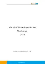 Excelsecu Data Technology eSecu FIDO2 Pro+ Fingerprint Key User Manual preview