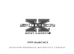 Excelsior-HENDERSON 1999 HCX Riders Handbook предпросмотр