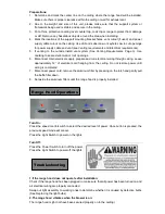 Preview for 9 page of Excelsior CXW B1208 Instruction And Installation Manual