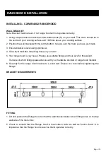 Preview for 15 page of Excelsior CXWB12082 Instruction & Installation Manual