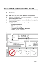 Предварительный просмотр 7 страницы Excelsior Excelair EOHA20AR Instruction Manual