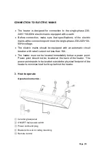 Предварительный просмотр 10 страницы Excelsior Excelair EOHA20AR Instruction Manual