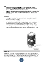 Preview for 14 page of Excelsior Excelair EPA20A Instruction Manual