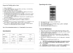 Preview for 2 page of Excelsior Excelair EPF46 Instruction Manual