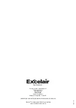 Предварительный просмотр 5 страницы Excelsior Excelair ETF 1200 User Manual