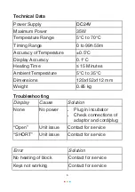 Предварительный просмотр 8 страницы Excelsior INC-13 Series Operator'S Manual