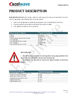 Предварительный просмотр 2 страницы ExcelWave ECCS-450-470-50-4-4-1TB Customer'S Manual