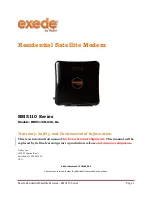 Exede RM5110 Series Warranty, Safety, And Environmental Information preview