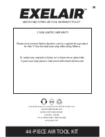 Предварительный просмотр 29 страницы EXELAIR EX4405KIT Operator'S Manual