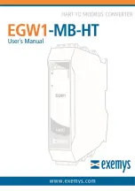 Предварительный просмотр 1 страницы exemys EGW1-MB-HT User Manual