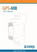 exemys GPS-110-MB-PS User Manual preview