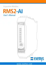 Preview for 1 page of exemys RMS2-AI User Manual