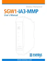 Preview for 1 page of exemys SGW1-IA3-MMP User Manual