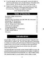 Предварительный просмотр 3 страницы Exergen Temporal Scanner 2000C Instructions For Use Manual