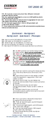 Предварительный просмотр 1 страницы Exergen TemporalScanner TAT-2000-EC Quick Start