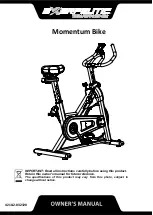 Exerpeutic Momentum Bike Owner'S Manual preview