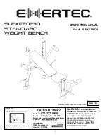 Exertec SLEXFE0230 Owner'S Manual preview