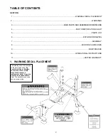 Preview for 2 page of Exertec SLEXFE0230 Owner'S Manual