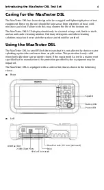 Preview for 10 page of EXFO EXFO MaxTester DSL User Manual