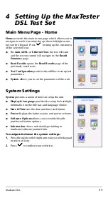 Preview for 17 page of EXFO EXFO MaxTester DSL User Manual