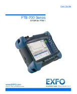 EXFO FTV-700 series User Manual preview