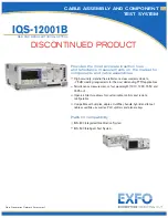 Preview for 1 page of EXFO IQS-12001B Brochure & Specs