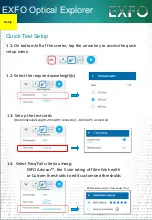 Предварительный просмотр 3 страницы EXFO Optical Xplorer OX1 Manual
