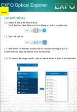 Предварительный просмотр 4 страницы EXFO Optical Xplorer OX1 Manual