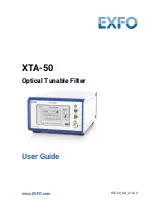 Предварительный просмотр 1 страницы EXFO XTM-50 O-band User Manual