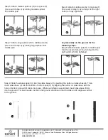 Предварительный просмотр 2 страницы exhart Kinetic Garden Stake Assembly Instructions