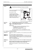 Preview for 17 page of Exhausto BESB 250 Manual