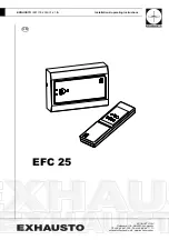 Preview for 1 page of Exhausto EFC 25 Installation & Operating Instructions Manual